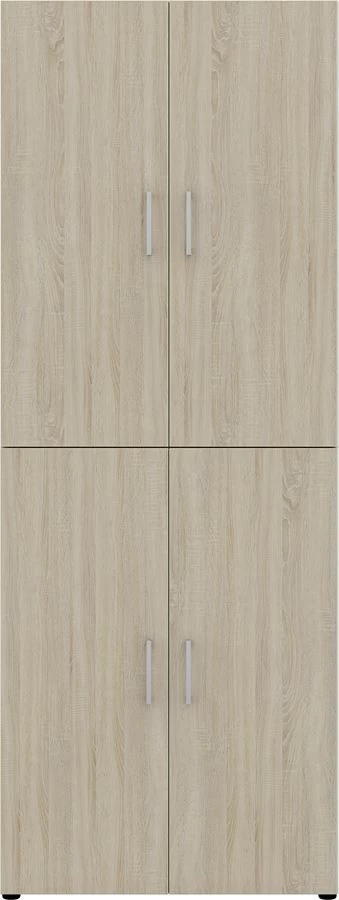 Aktenschrank Direct Weiß Front Sonoma Eiche 6 Ordnerhöhen 4 Türig 5 Aktenschrank Direct Weiß Front Sonoma Eiche 6 Ordnerhöhen 4 Türig – Bild 3