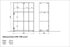 Livingruhm Aktenschrank Eiche Dekor 120 Cm Hoch Weiß -Paulmann Store aktenschrank leo weiss eiche dekor 120cm hoch 1291575 11557 1280x1280