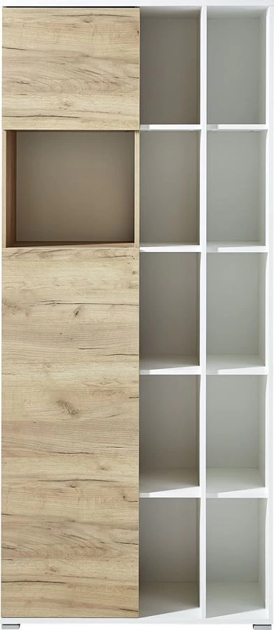 Aktenschrank Leo Weiss Eiche Dekor 197cm Hoch 6 Aktenschrank Leo Weiss Eiche Dekor 197cm Hoch – Bild 4