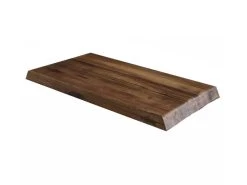 Ansteckplatte Bodahl Nature Eiche Massiv Baumkante 100x50x6 Cm