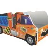 Autobett LKW Orange Mit Rollrost + Matratze 70x140cm Kinderbett Spielbett -Paulmann Store autobett lkw orange mit rollrost matratze 70x140cm kinderbett 11614 1280x1280