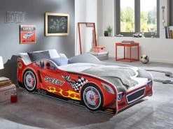 Relita Autobett Speedy 80 X 160 Cm + Matratze + Lattenrost Rot