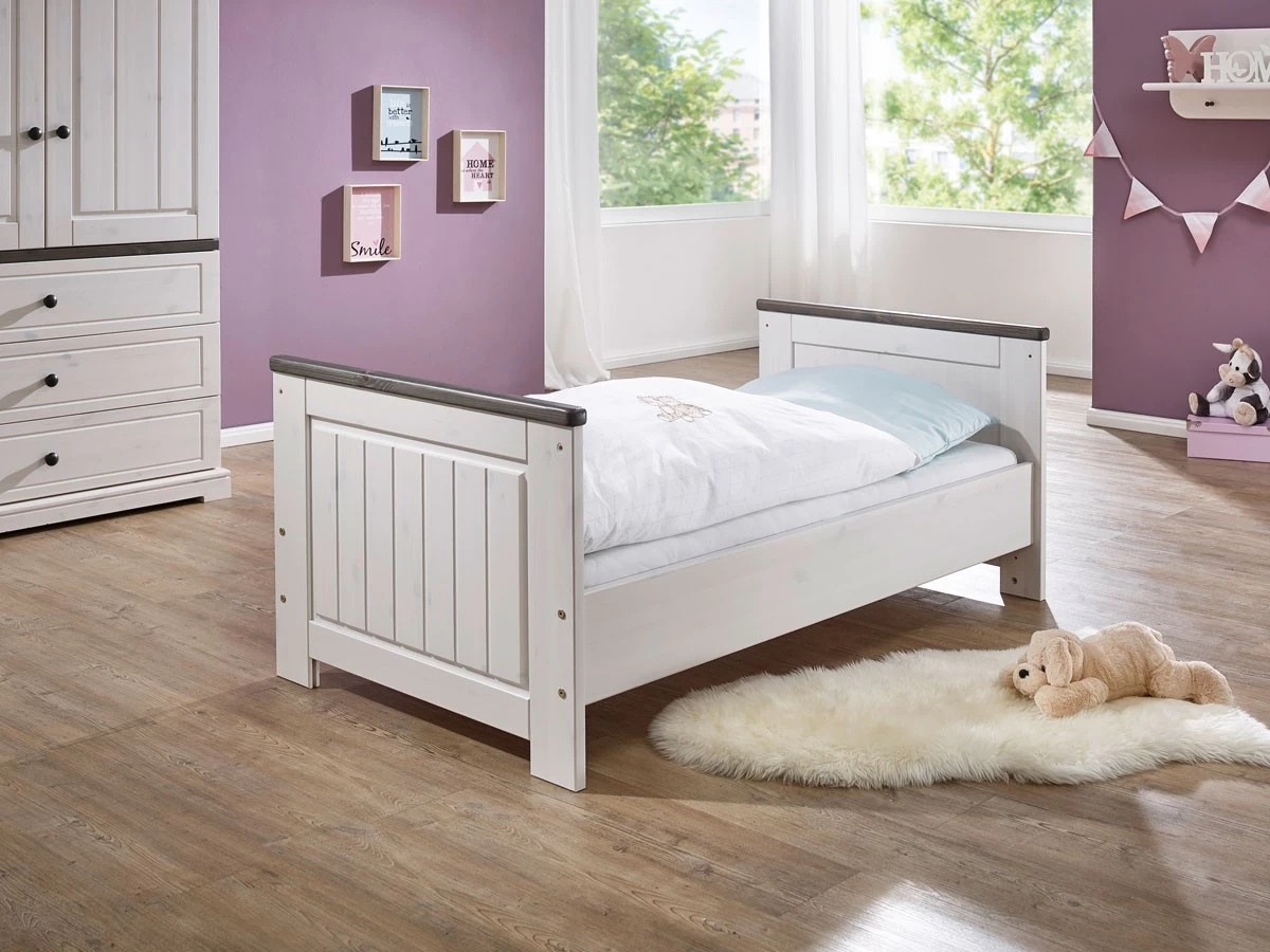 Livingruhm Babybett Jolina 70 X 140 Cm Kiefer Massiv Weiß Gewachst 4 Livingruhm Babybett Jolina 70 X 140 Cm Kiefer Massiv Weiß Gewachst – Bild 2