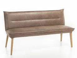 Livingruhm Polsterbank Genua Eiche Massiv Microfaser