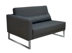 Livingruhm Bari Loungegruppe Modul Links 1,5-Sitzer Silvertex