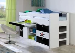 Relita Piraten Hochbett Bonny 90 X 200 Cm Funktionsbett Inkl. Rollrost