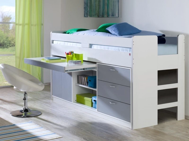 Relita Hochbett Bonny 90 X 200 Cm Silber Funktionsbett Inkl. Rollrost 3 Relita Hochbett Bonny 90 X 200 Cm Silber Funktionsbett Inkl. Rollrost