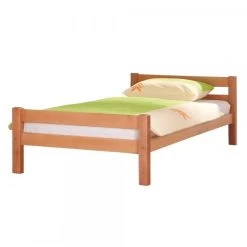 Relita Bett Helga 90 X 200 Cm Einzelbett Buche Massiv Natur Inkl. Rollrost