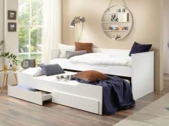 Relita Funktionsbett Ronny 90 X 200 Cm Mit 2 Liegeflächen Inkl. 2 Rollroste Weiß -Paulmann Store bett ronny 90x200 cm funktionsbett mit 2 liegeflachen inkl 61 070 1 9Oiu 1280x1280