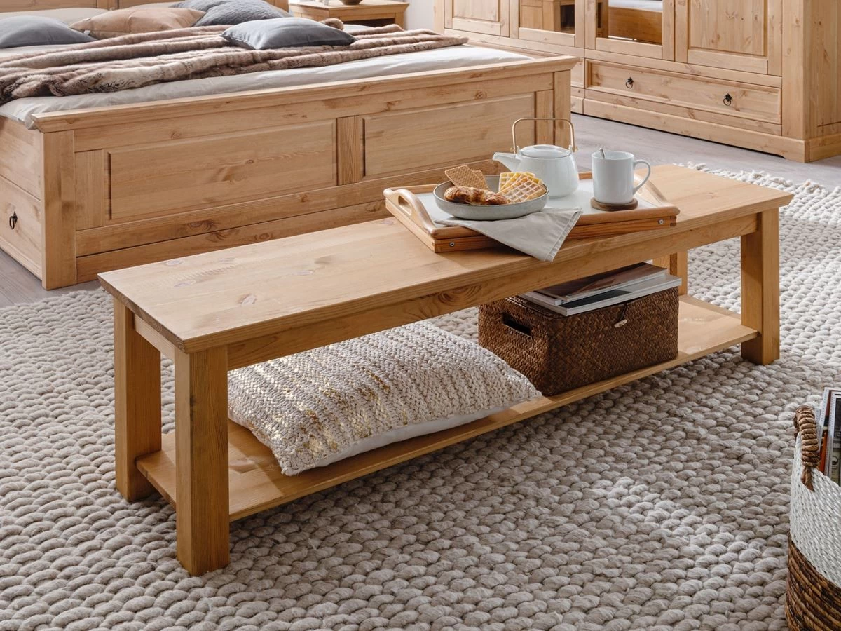Livingruhm Bettbank Montan Kiefer Massiv Eichefarbig Geölt 3 Livingruhm Bettbank Montan Kiefer Massiv Eichefarbig Geölt