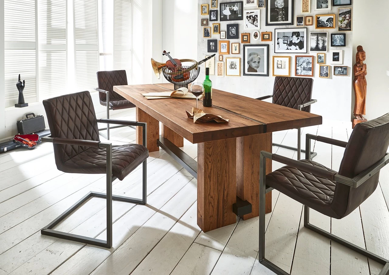 Bodahl Design Esstisch / Massivholztisch Dresden Eiche Rustikal 240 X 100 Cm 4 Bodahl Design Esstisch / Massivholztisch Dresden Eiche Rustikal 240 X 100 Cm – Bild 2