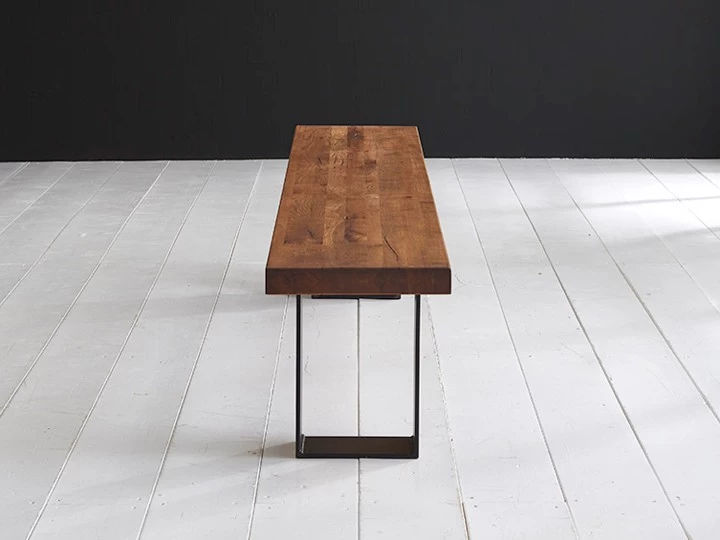 Bodahl Houston Sitzbank Eiche Massiv & Eisen 6 Bodahl Houston Sitzbank Eiche Massiv & Eisen – Bild 4