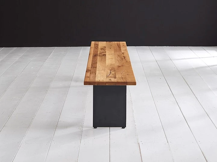 Bodahl Line Sitzbank Eiche Massiv & Eisen Antik Schwarz 5 Bodahl Line Sitzbank Eiche Massiv & Eisen Antik Schwarz – Bild 3