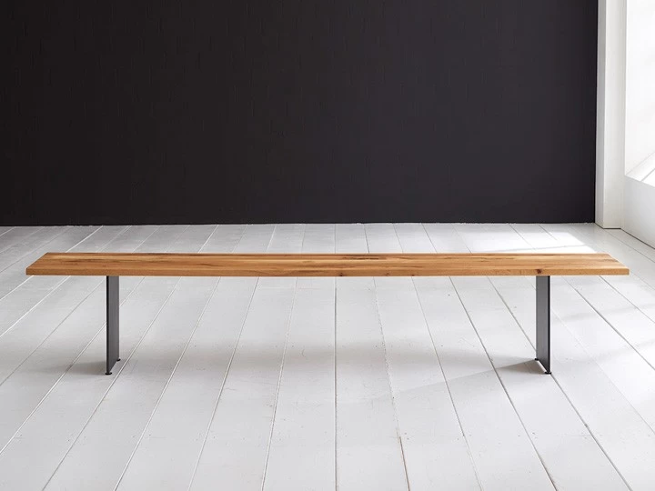 Bodahl Line Sitzbank Eiche Massiv & Eisen Antik Schwarz 4 Bodahl Line Sitzbank Eiche Massiv & Eisen Antik Schwarz – Bild 2