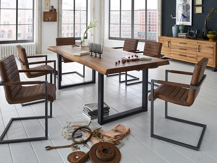 Bodahl Nature Esstisch Eiche Massiv Kufengestell 4 Bodahl Nature Esstisch Eiche Massiv Kufengestell – Bild 2