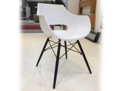 Bodahl Stuhl Jazz 4er-Set Schalenstuhl Weiß