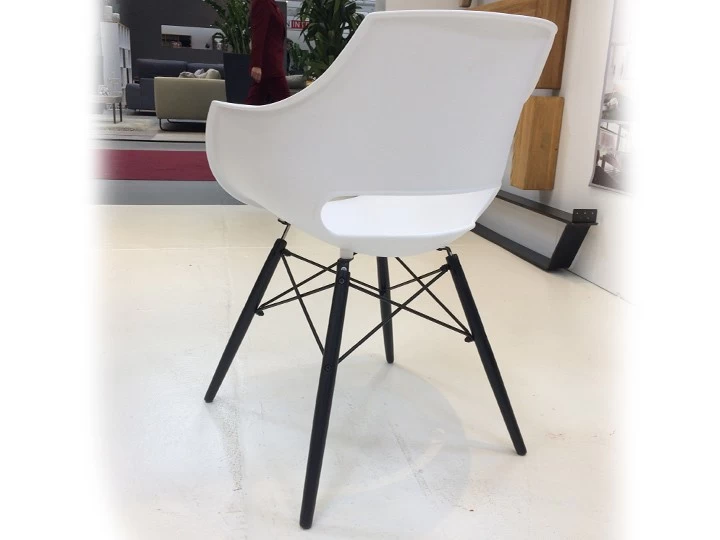 Bodahl Stuhl Jazz 4er-Set Schalenstuhl Weiß 4 Bodahl Stuhl Jazz 4er-Set Schalenstuhl Weiß – Bild 2