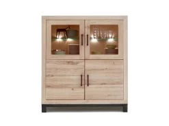 Bodahl Valentino Highboard Eiche Massiv 120 Cm
