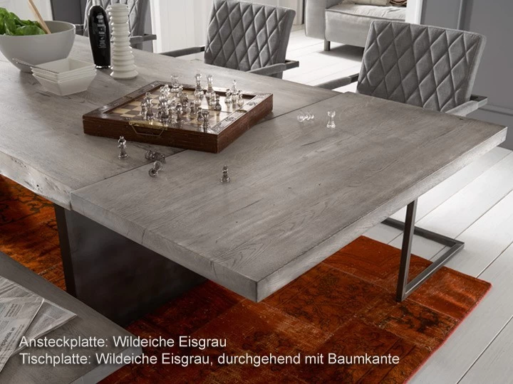 Bodahl Woodstock Ansteckplatte 100x50x4 Cm Wildeiche Massiv Gerade Kante 4 Bodahl Woodstock Ansteckplatte 100x50x4 Cm Wildeiche Massiv Gerade Kante – Bild 2