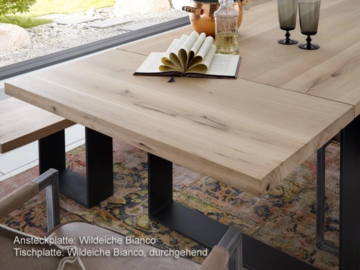 Bodahl Woodstock Ansteckplatte 100x50x4 Cm Wildeiche Massiv Gerade Kante 5 Bodahl Woodstock Ansteckplatte 100x50x4 Cm Wildeiche Massiv Gerade Kante – Bild 3