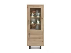 Bodahl Woodstock Vitrine Wildeiche Massiv 70cm