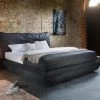 Boxspringbett Crush 180x200 Cm Anthrazit By Tanja Meise