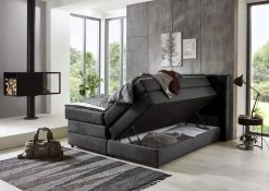 Relita Boxspringbett Lancy 180 X 200 Cm Anthrazit Topper + Bettkasten -Paulmann Store boxspringbett lancy von relita 180x200 cm anthrazit mit topper 12253 Gpdx 1280x1280