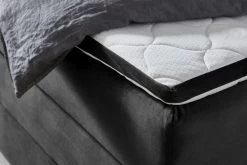 Relita Boxspringbett Lancy 180 X 200 Cm Anthrazit Topper + Bettkasten -Paulmann Store boxspringbett lancy von relita 180x200 cm anthrazit mit topper 12253 LTe8 1280x1280