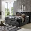 Relita Boxspringbett Lancy 180 X 200 Cm Anthrazit Topper + Bettkasten -Paulmann Store boxspringbett lancy von relita 180x200 cm anthrazit mit topper 12253 1280x1280