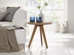 Livingruhm Nele Couchtisch Eiche Massiv Geölt Rund 50 X 50 Cm -Paulmann Store couchtisch massiv rund nele eiche massiv geolt 10674 6sYx 1280x1280