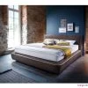 Design Boxspringbett Cosy 180x200 Cm Kunstleder Braun