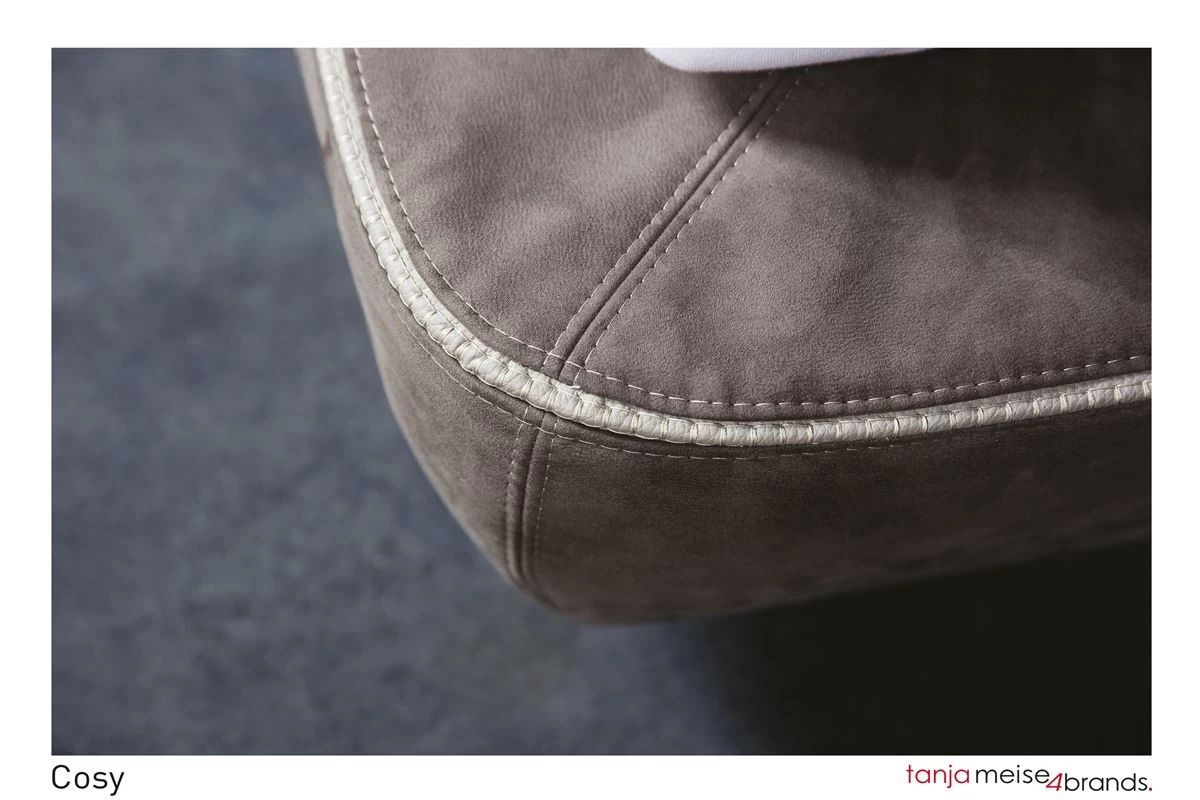 Design Boxspringbett Cosy 180x200 Cm Kunstleder Taupe 4 Design Boxspringbett Cosy 180x200 Cm Kunstleder Taupe – Bild 2