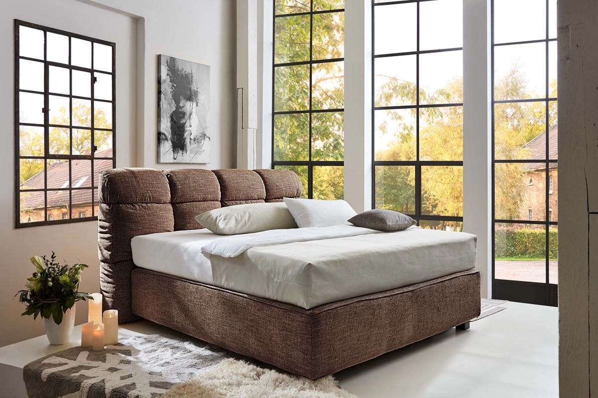 Design Boxspringbett Erin 180x200 Cm Braun 3 Design Boxspringbett Erin 180x200 Cm Braun