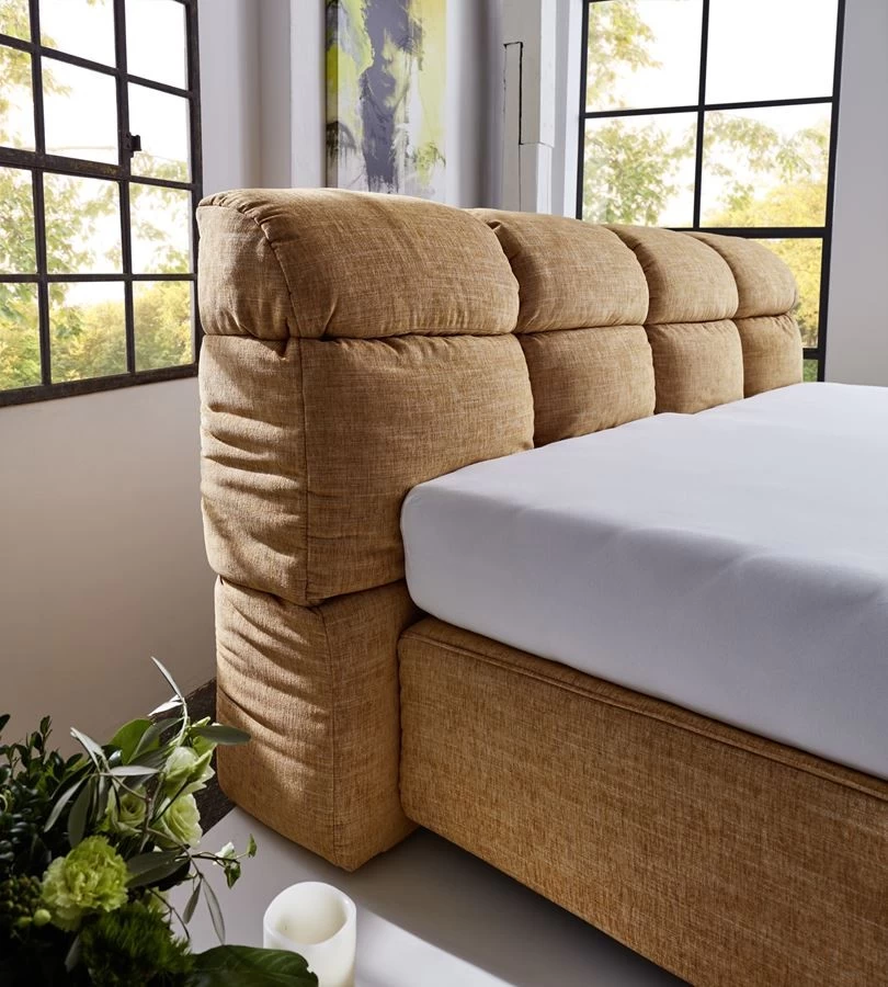 Design Boxspringbett Erin 180x200 Cm Naturgelb 4 Design Boxspringbett Erin 180x200 Cm Naturgelb – Bild 2