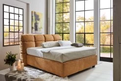 Design Boxspringbett Erin 180x200 Cm Naturgelb