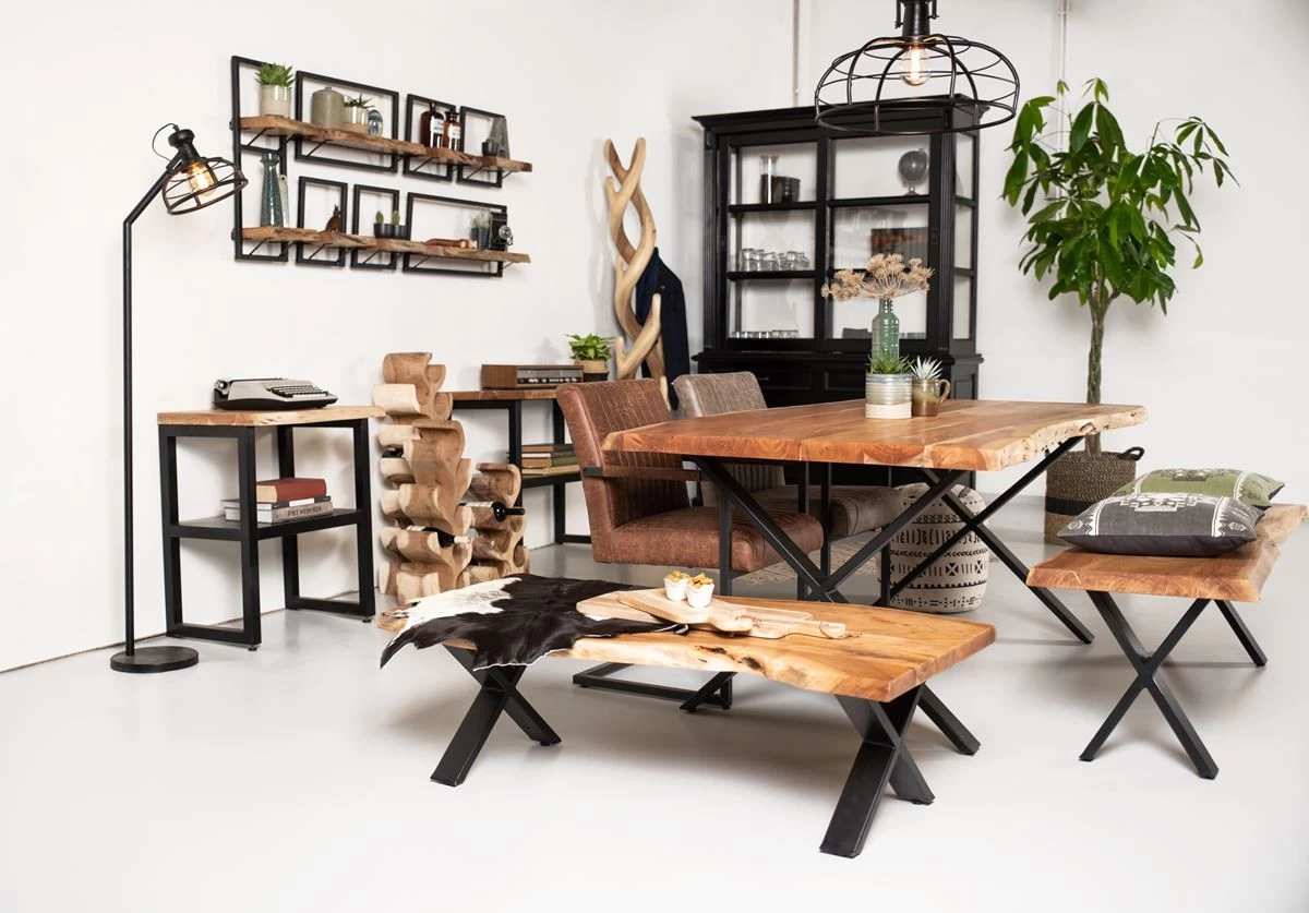 Henk Schram Design Esstisch SoHo Akazie Massiv Geölt Mit Baumkante 240 X 100 Cm 6 Henk Schram Design Esstisch SoHo Akazie Massiv Geölt Mit Baumkante 240 X 100 Cm – Bild 4