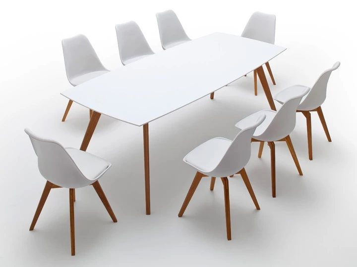 Livingruhm Esstisch Bess Ausziehbar Eiche & Weiß 160/205/250 X 95 Cm 9 Livingruhm Esstisch Bess Ausziehbar Eiche & Weiß 160/205/250 X 95 Cm – Bild 7