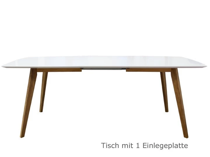 Livingruhm Esstisch Bess Ausziehbar Eiche & Weiß 160/205/250 X 95 Cm 7 Livingruhm Esstisch Bess Ausziehbar Eiche & Weiß 160/205/250 X 95 Cm – Bild 5