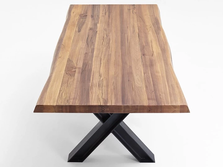 Bodahl Esstisch Nature Eiche Massiv X Gestell 5 Bodahl Esstisch Nature Eiche Massiv X Gestell – Bild 3