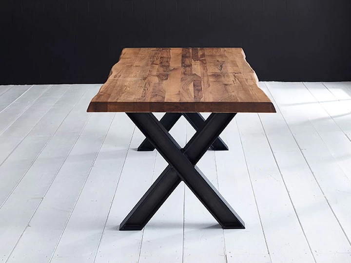 Bodahl Esstisch Innovation Eiche Massivholz X Gestell 10 X 10 Cm 5 Bodahl Esstisch Innovation Eiche Massivholz X Gestell 10 X 10 Cm – Bild 3