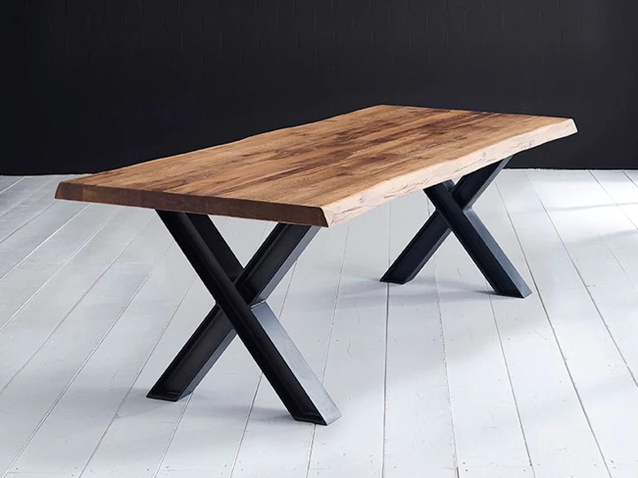 Bodahl Esstisch Innovation Eiche Massivholz X Gestell 10 X 10 Cm 3 Bodahl Esstisch Innovation Eiche Massivholz X Gestell 10 X 10 Cm