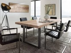 Bodahl Concept 4 You Esstisch Manhattan Eiche Massiv Stahlgestell