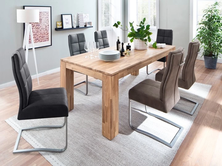 MCA Furniture Nantes Esstisch Massiv Ausziehbar 140 - 220 X 90 Cm 8 MCA Furniture Nantes Esstisch Massiv Ausziehbar 140 - 220 X 90 Cm – Bild 6