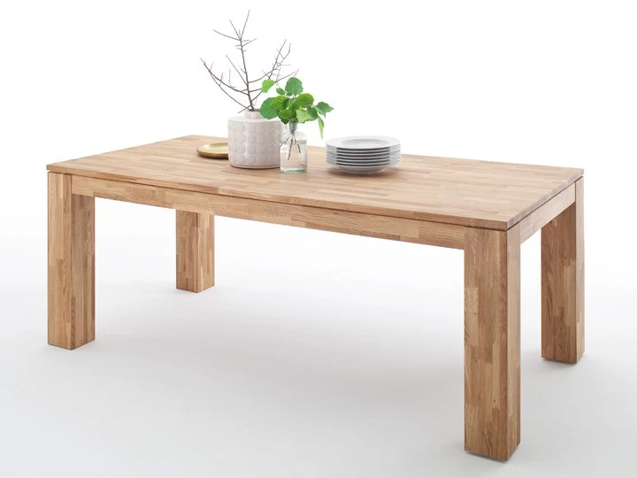 MCA Furniture Nantes Esstisch Massiv Ausziehbar 140 - 220 X 90 Cm 3 MCA Furniture Nantes Esstisch Massiv Ausziehbar 140 - 220 X 90 Cm