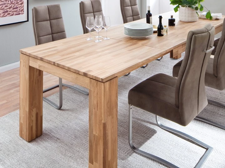 MCA Furniture Nantes Esstisch Massiv Ausziehbar 160 - 240 X 90 Cm 8 MCA Furniture Nantes Esstisch Massiv Ausziehbar 160 - 240 X 90 Cm – Bild 6