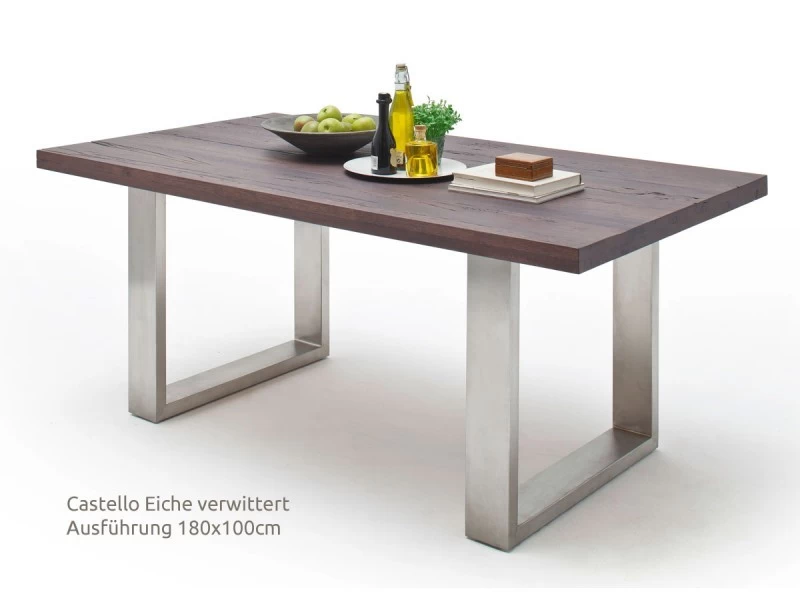 MCA Furniture Castello Esstisch Eiche Massiv 180 X 100 Cm 11 MCA Furniture Castello Esstisch Eiche Massiv 180 X 100 Cm – Bild 9