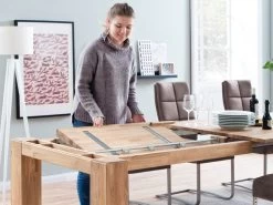 MCA Furniture Esstisch Nantes Ausziehbar Wildeiche Massiv 140 - 220 X 90 Cm 11 MCA Furniture Esstisch Nantes Ausziehbar Wildeiche Massiv 140 - 220 X 90 Cm -Paulmann Store esstisch nantes ausziehbar wildeiche massiv 140 220x90 cm 71 430 Ykdu 1280x1280