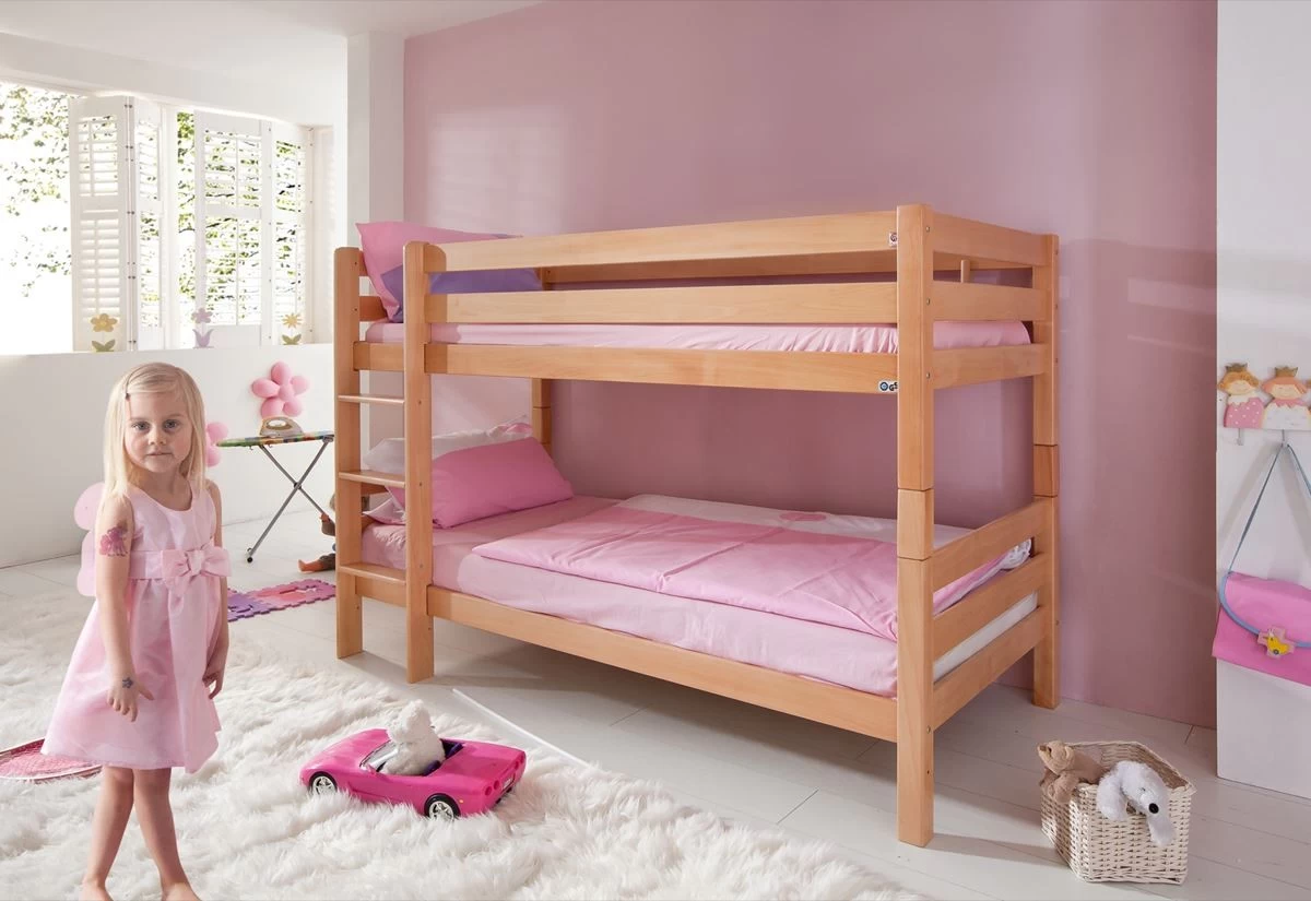Relita Etagenbett Beni 90 X 200 Cm Kinderbett Mit Rollrost Buche Massiv Natur 4 Relita Etagenbett Beni 90 X 200 Cm Kinderbett Mit Rollrost Buche Massiv Natur – Bild 2