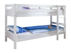 Relita Etagenbett Beni 90 X 200 Cm Buche Massiv Weiß Kinderbett Mit Rollrost