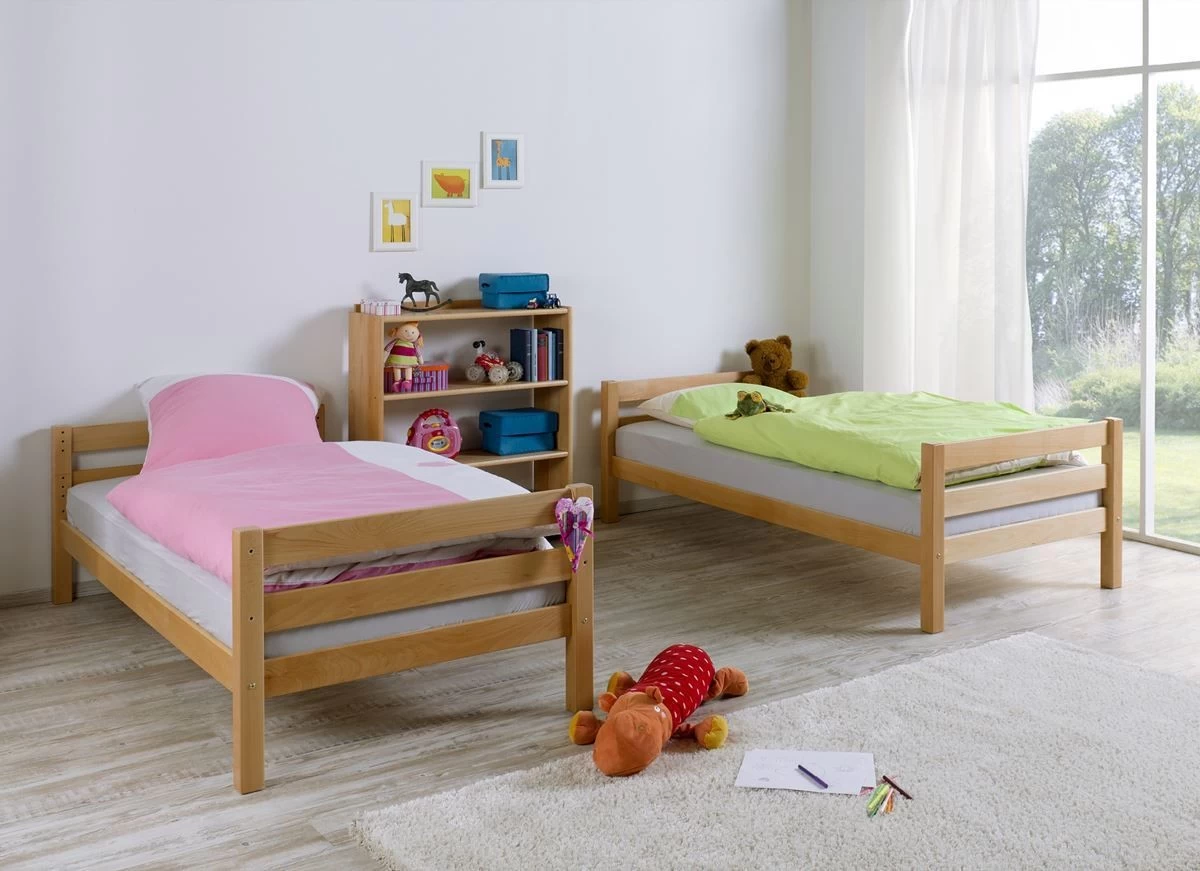 Relita Etagenbett Beni L 90 X 200 Cm Buche Natur Kinderbett Mit Rollrost 5 Relita Etagenbett Beni L 90 X 200 Cm Buche Natur Kinderbett Mit Rollrost – Bild 3